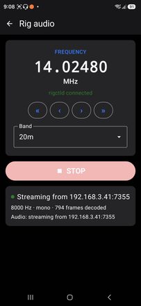 xlog2-android rig and audio settings